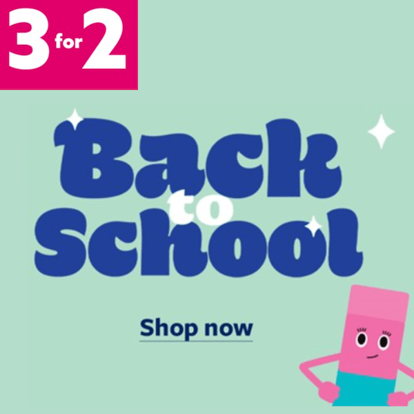 Back to School 3 for 2 at TG Jones 1 TG Jones